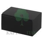  Подарочная коробка «Чёрная шероховатость» КС-304, 125*80*65 мм