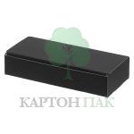  Подарочная коробка «Чёрная шероховатость» КС-302, 170*75*35 мм