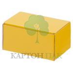  Подарочная коробка «Жёлтый глянец» КС-304, 125*80*65 мм